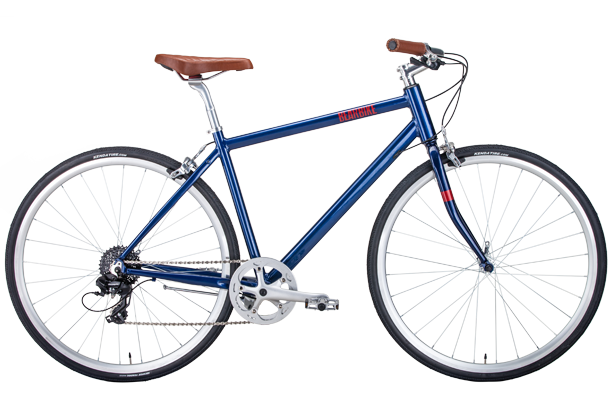 картинка Городской велосипед Marsel (700C 8 ск. рост. 480 мм) 2022, синий. 