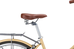 картинка Городской велосипед Bear Bike Sydney (700C 3 ск. рост. 450 мм) бежевый с фонарем, 1BKB1C183004 