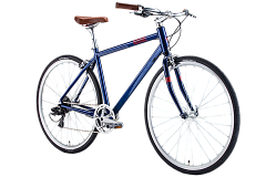 картинка Городской велосипед Marsel (700C 8 ск. рост. 480 мм) 2022, синий. 
