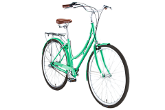 картинка Городской велосипед Bear Bike Sochi (700C 3 ск. рост. 450 мм) мятный с фонарем, 1BKB1C183003 